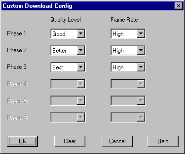 Figure 3: Custom 2 Download Configuration Dialog Box