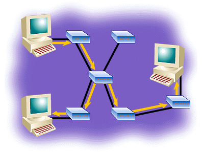 [An IP Multicast Flow Through Multicast Routers]
