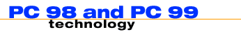 PC 98 and PC 99 Technology banner