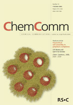 front cover image for Chemical Communications, Issue 19, 2004