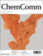 front cover image for Chemical Communications, Issue 13, 2005