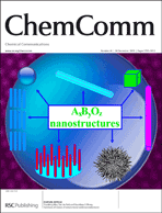 inside front cover image for Chemical Communications, Issue 46, 2005
