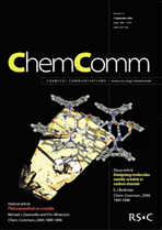 front cover image for Chemical Communications, Issue 17, 2004