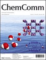 front cover image for Chemical Communications, Issue 24, 2005