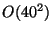 $ O(40^2)$