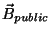 $ \vec{B}_{public}$